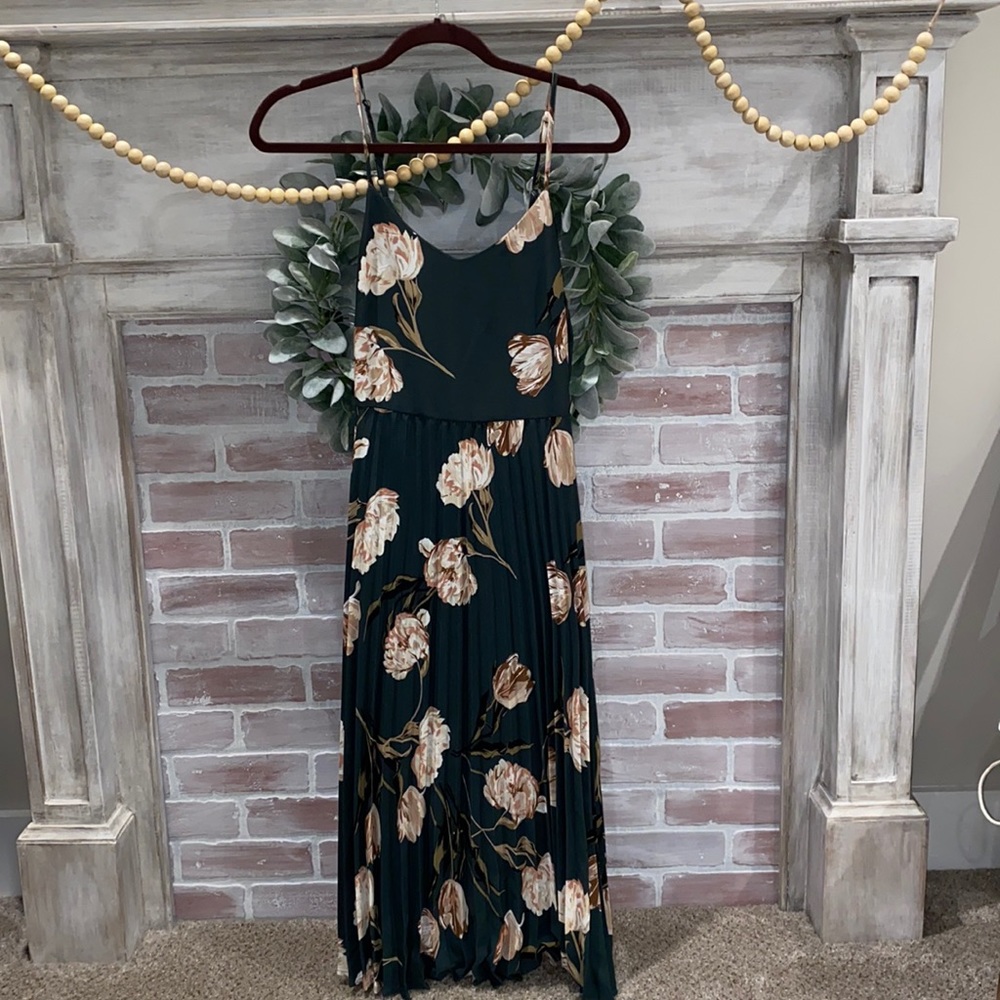 A New Day Pleated Midi dress